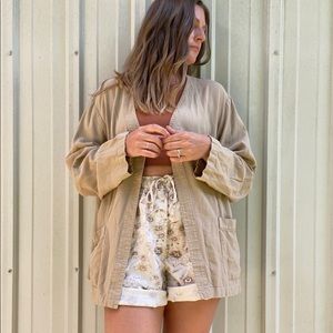 Vintage Linen Shacket